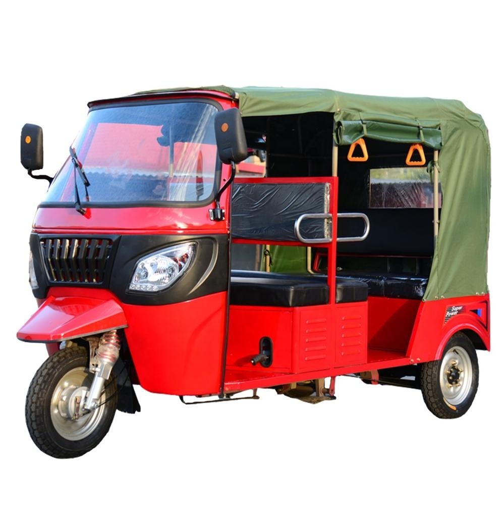 Van de Taxibajaji van Tuktuk de Driewieler van de de Benzine80km/h Cabine